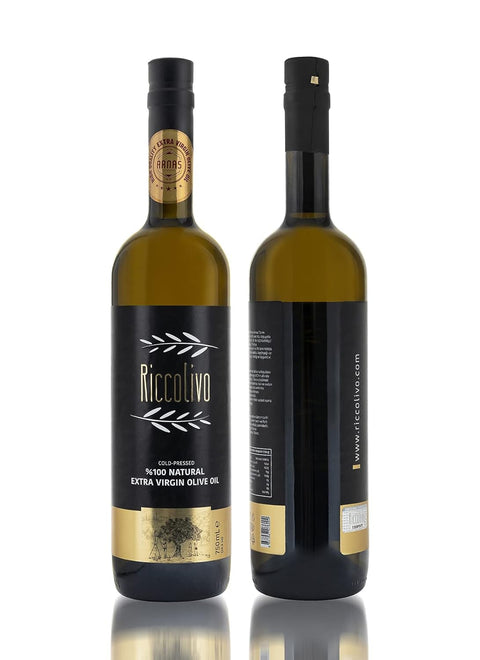 Riccolivo Premium Natives Olivenöl Extra 750 ml – Early Harvest – Kaltgepresst – Ausgezeichnet London 2023